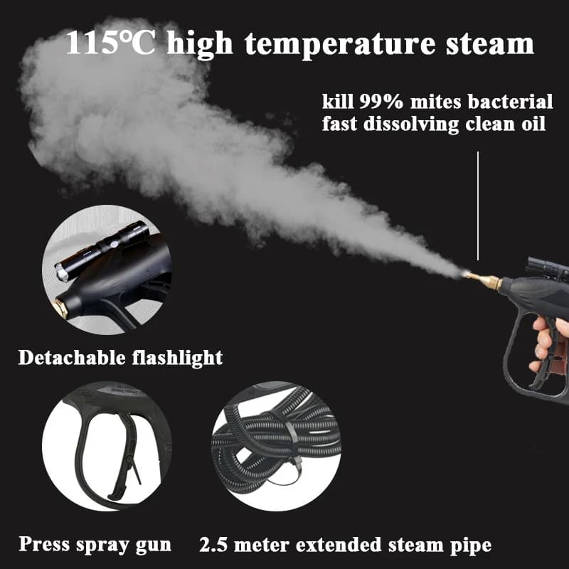 Nettoyeur à vapeur domestique, stérilisation à haute température, climatisation, hotte de cuisine, a