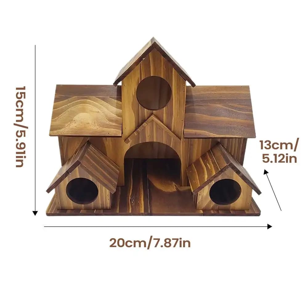 Nichoirs pour oiseaux, grande maison pour oiseaux pour jardin, cour, décoration extérieure, cabane e
