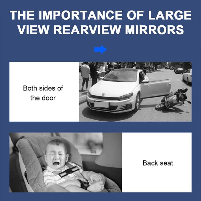 Miroir intérieur de voiture pour bébé, rétroviseur de siège arrière pour enfants, moniteur universel