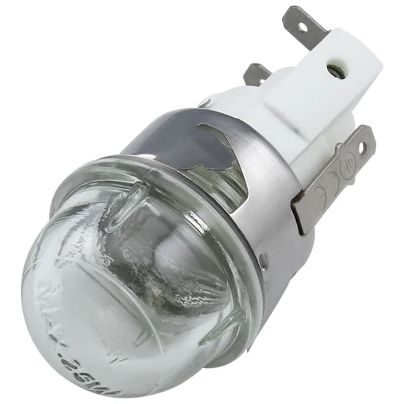 Support de lampe de four haute température E14 25W, avec Base ronde, couvercle en verre, éclairage d