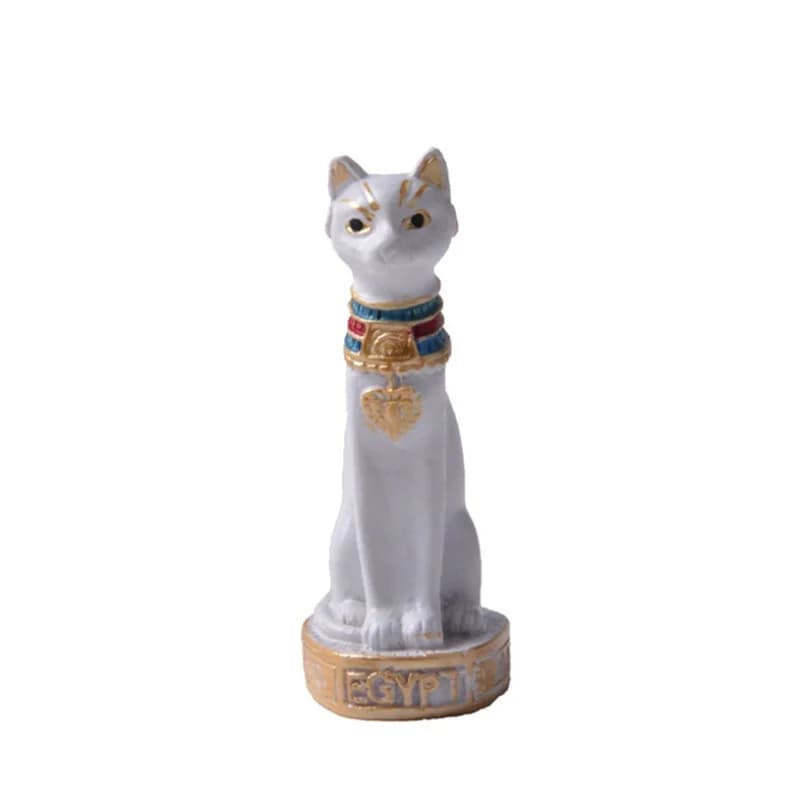 Ornement de statue de chat égyptien, décoration de figurine, déesse vintage, maison et jardin