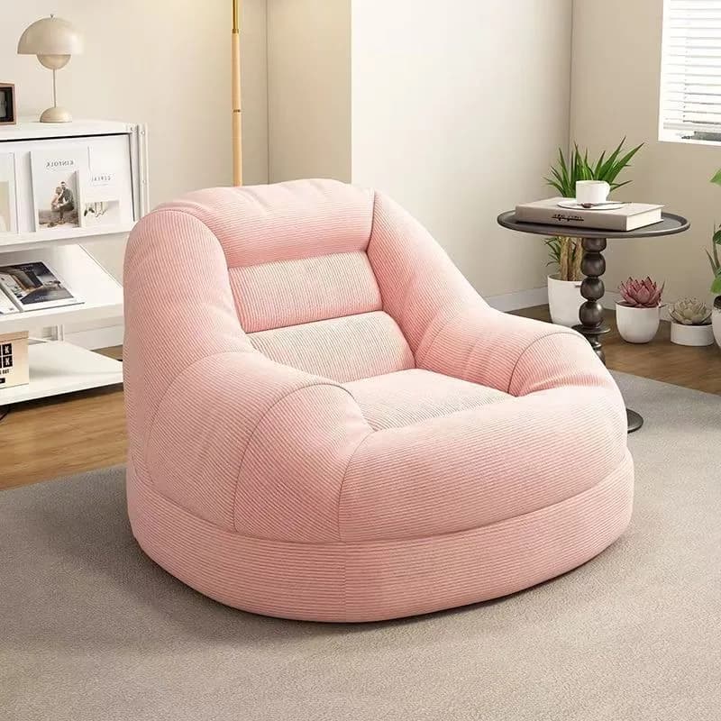 Fauteuil-canapé en velours côtelé pour la maison, idéal pour les espaces détente, les coins nid, les