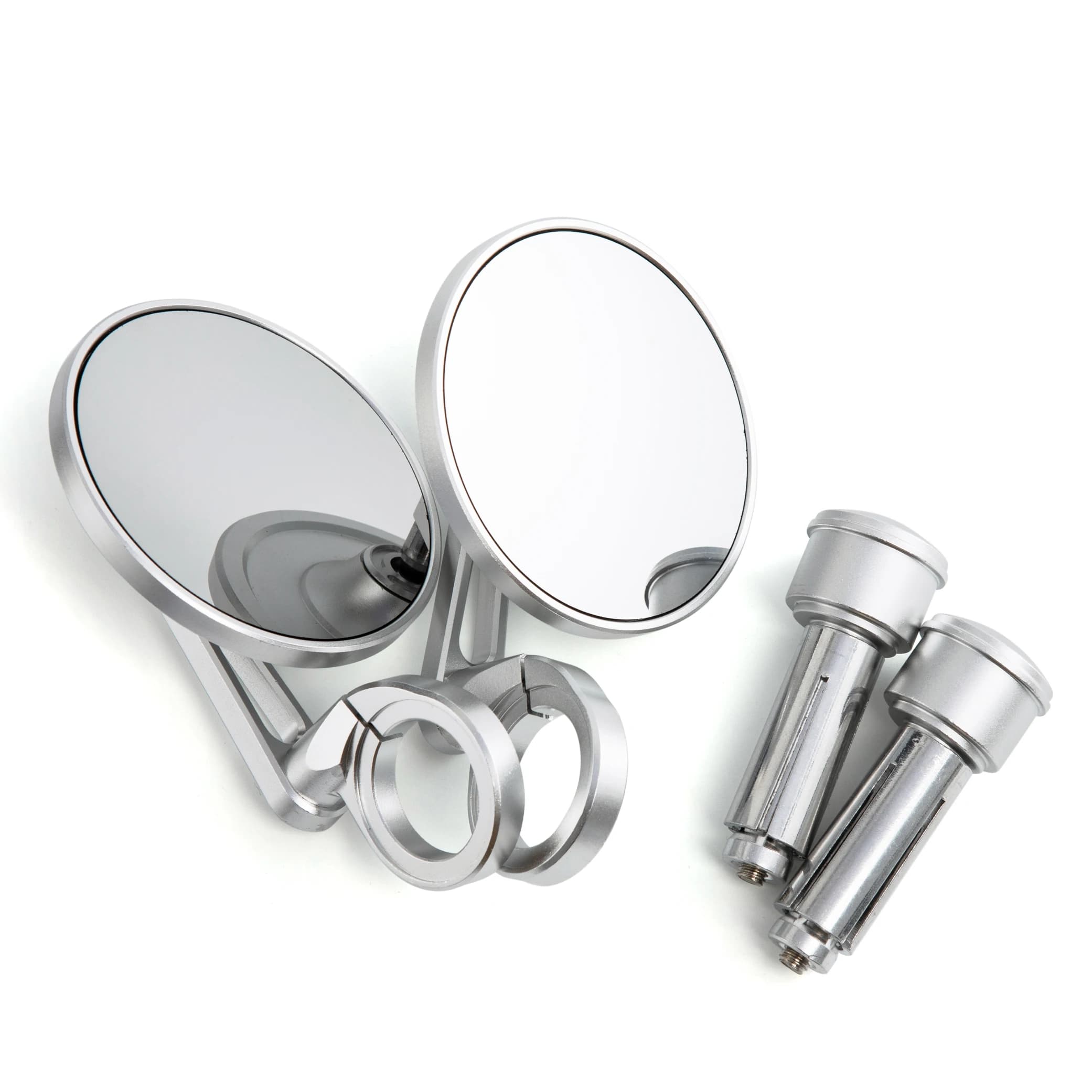 Rétroviseur de moto universel, 1 paire, 7/8 ", 22mm, miroir latéral de motocyclette, accessoires
