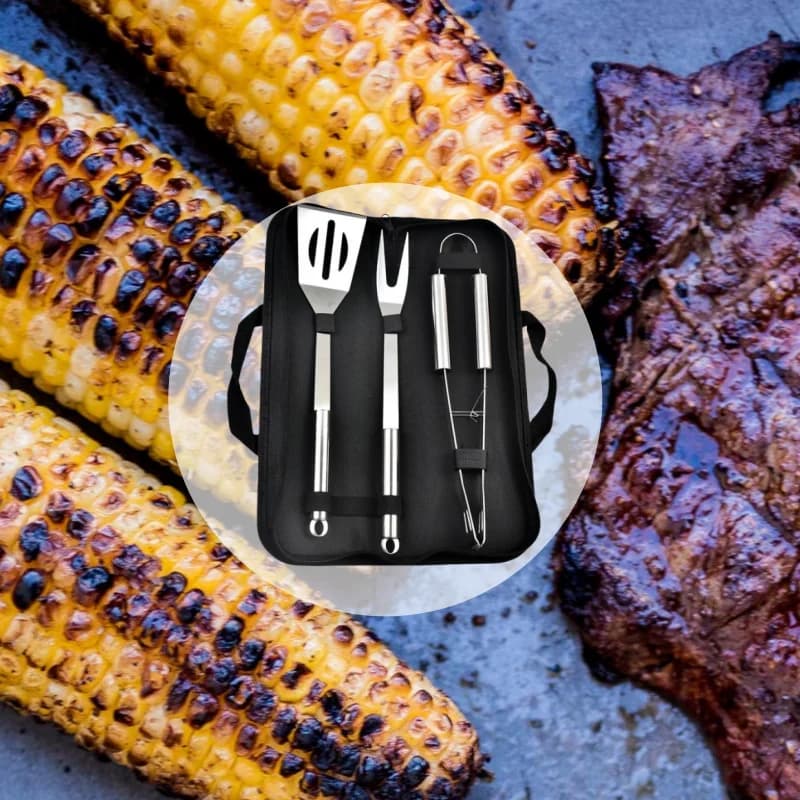 Ensemble d'outils de Barbecue, accessoires d'ustensiles de Barbecue en acier inoxydable, ensemble d'