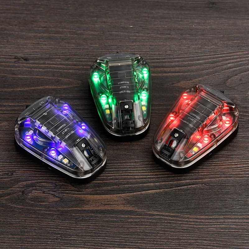 Lampe de casque de sport WADSN HEL STAR 6 GEN3 pour airsoft, bleu, vert, rouge, IR, stroboscopique, 