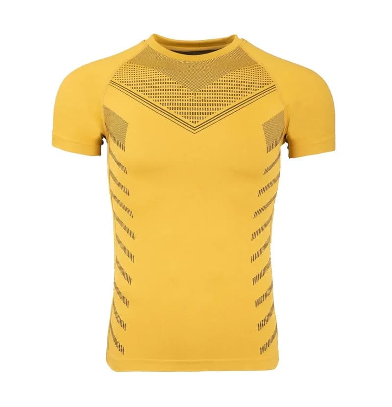 T-shirt de gymnastique hommes chemise de course à séchage rapide Compression chemise de Fitness mâle