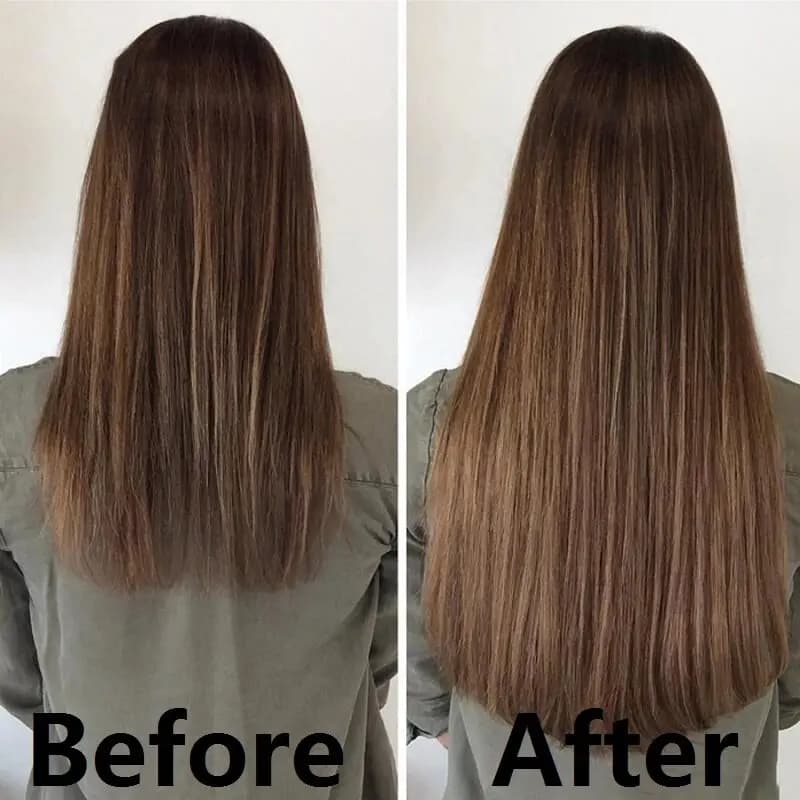 WIGSIN synthétique 6 pièces/ensemble 24 pouces Extensions de cheveux longs raides Clip-in résistant 