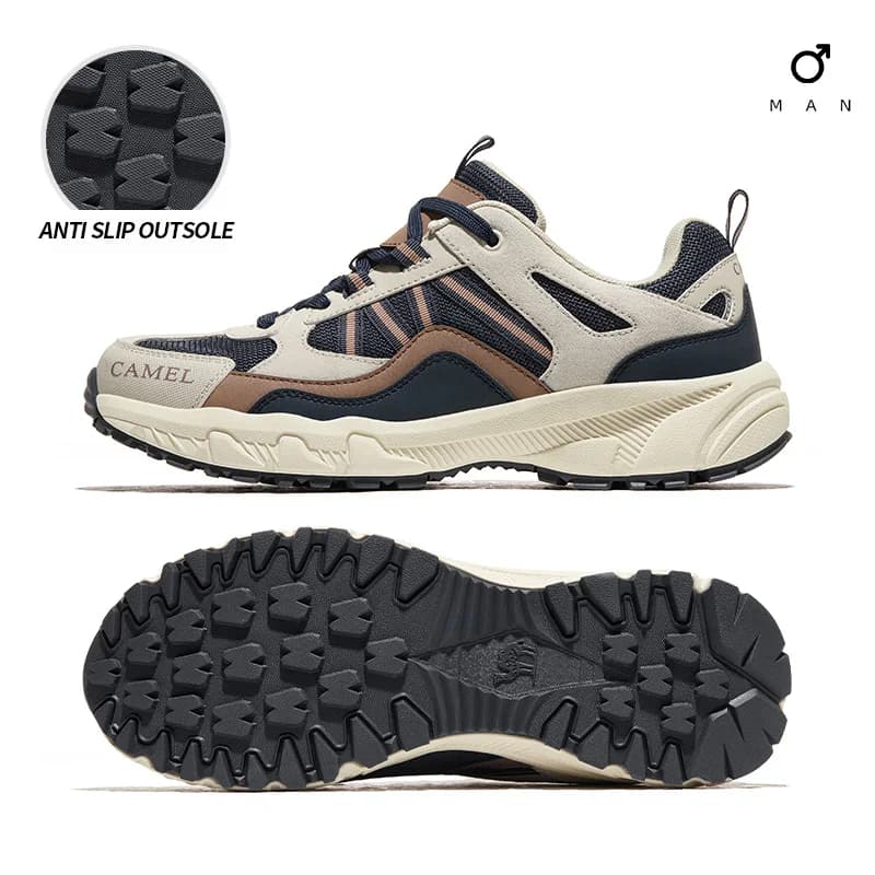 GOLDEN CAMEL – chaussures de randonnée antidérapantes pour hommes et femmes, baskets d'extérieur, de