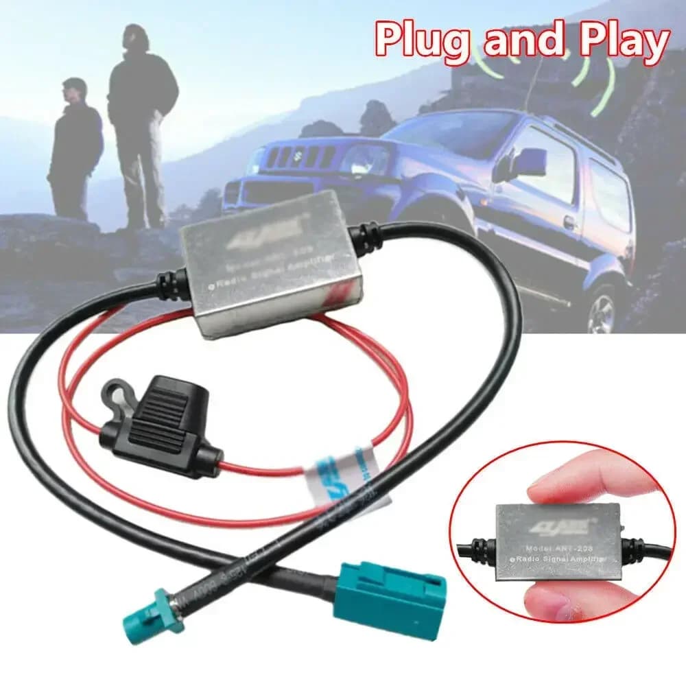 Amplificateur de Signal d'antenne 12V, fil de remplacement de Radio pour véhicule, 1 pièce, accessoi