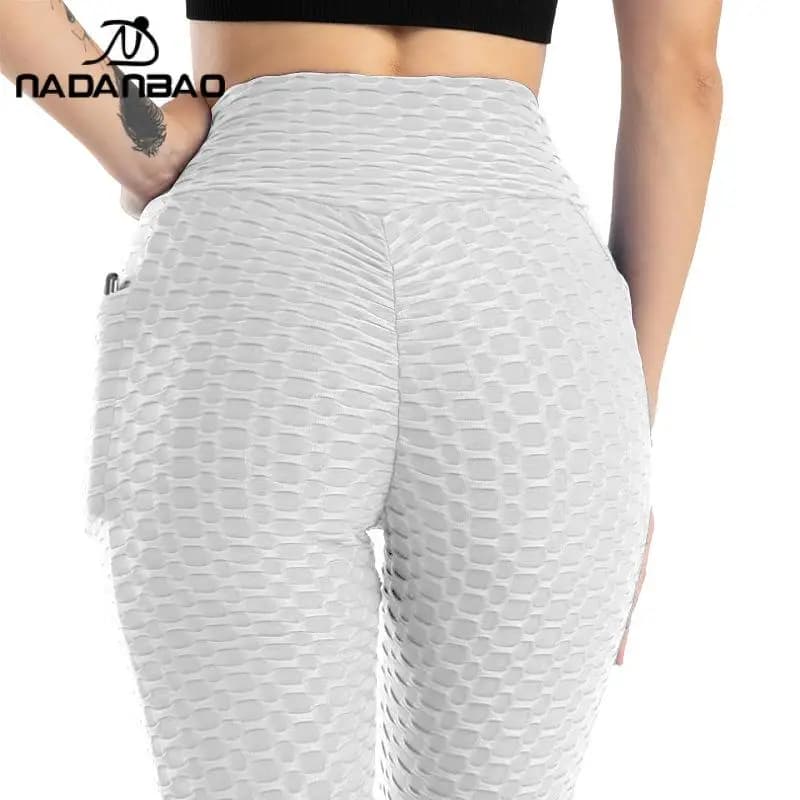 Nadanbao-Pantalon de Survêtement Solide pour Femmes, Collants Fallow, Taille Haute, Pantalon d'Entra