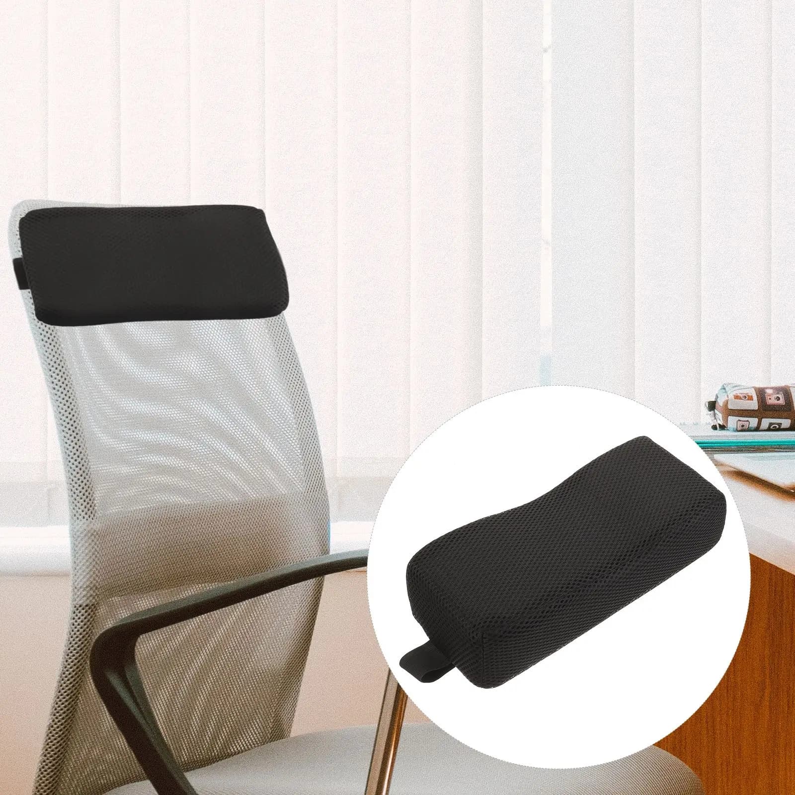 Support de nuque réutilisable et confortable, attache pour appuie-tête, accessoire d'oreiller de pos