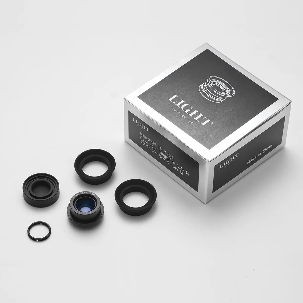 Lentille de lumière LAB L-V14XM 1.4x, loupe de viseur noire pour corps de montage Leica M M6 M7 M8 M
