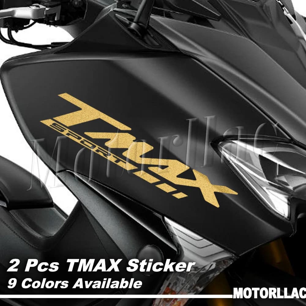 Autocollants de carénage à rayures avant TMAX pour moto et Scooter, accessoires imperméables pour TM