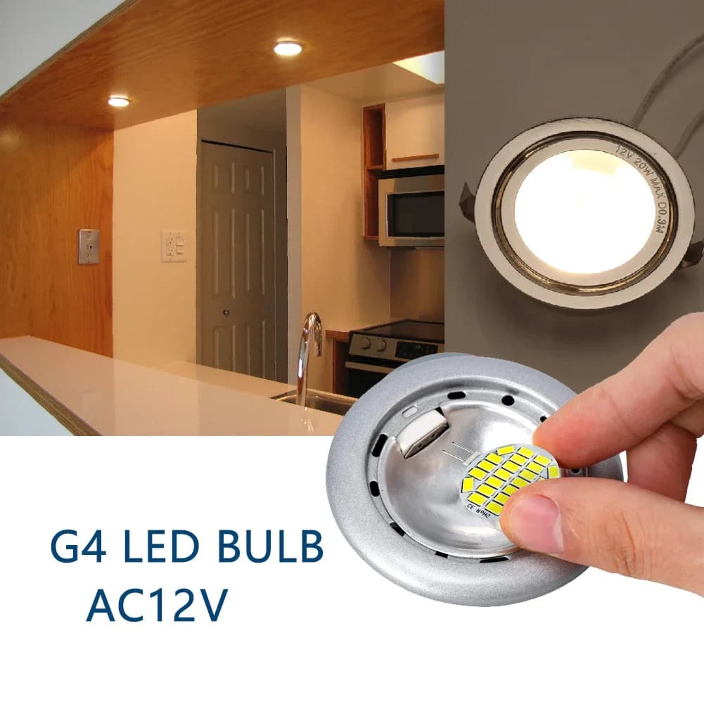 Projecteur rond haute luminosité 12v 24v, 5730 15led/24led, sans scintillement, pour hotte de cuisin