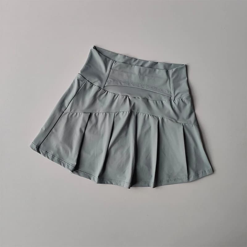 Jupe courte de sport taille haute, nouveau Short doublé Cool et Anti-éblouissement pour femmes, jupe