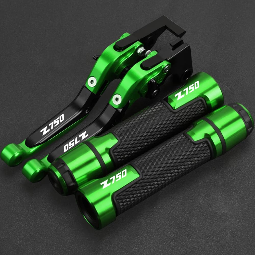 Leviers de frein et d'embrayage réglables, accessoires de moto Z 750, poignées de guidon pour KAWASA