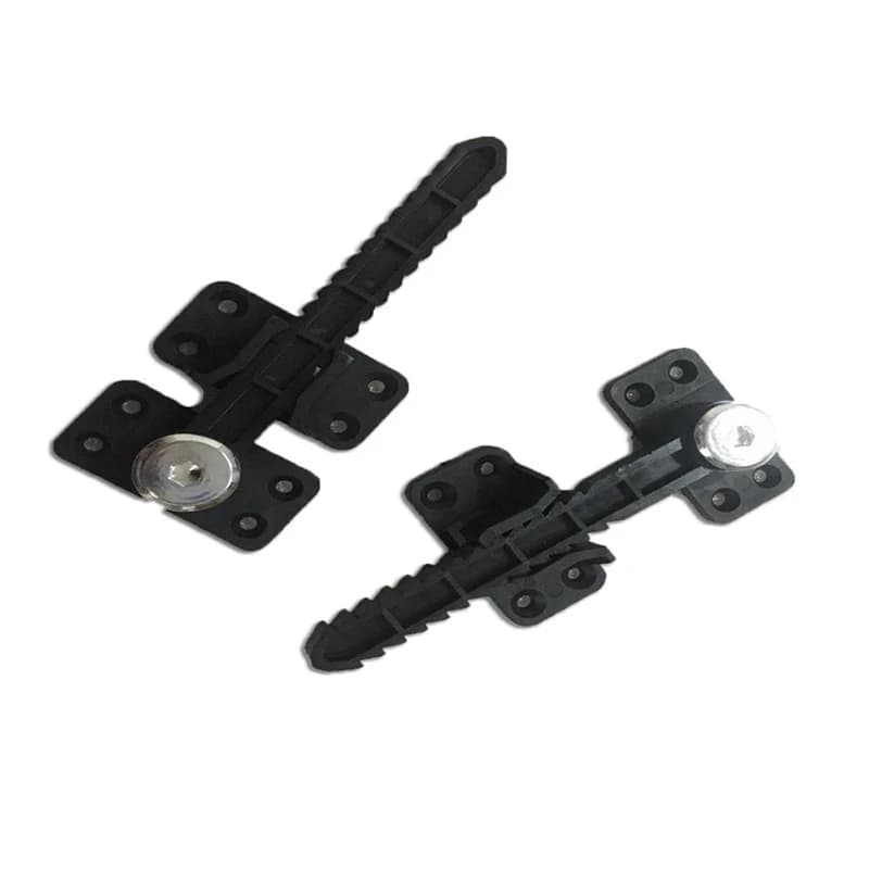 Loquet de verrouillage pour canapé, meubles, supports de connecteur invisibles en plastique enduit, 
