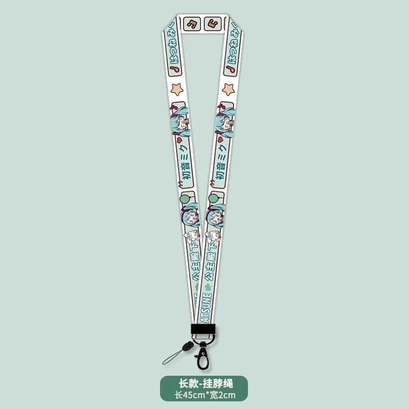 Nouveau lanyard bidimensionnel Hatsune Miku, accessoire de film et de télévision, pour téléphone por