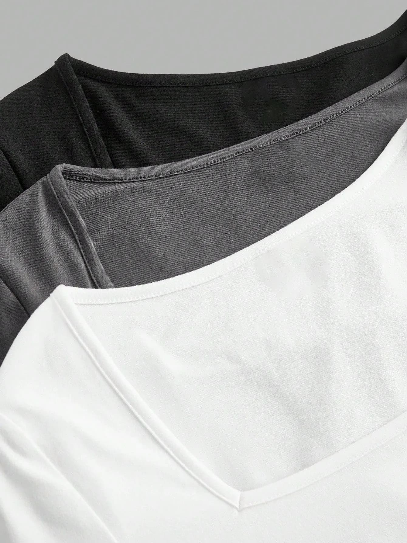 Body une pièce à manches longues pour femme, 3 pièces, col carré, entrejambe ouvert, Streetwear, vêt