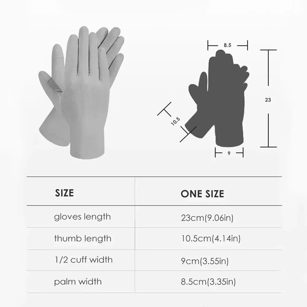 OhSunny-Gants de golf de protection UV pour femme, été, écran tactile, crème solaire CoolChill, mita