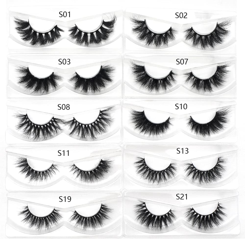FOXESJI-Faux-cils en Vison Doux et Naturels, Vente en Gros, pour les Affaires