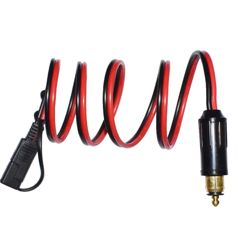 Prise Powerlet DIN Hella 14awg 90cm vers connecteur adaptateur SAE pour moto BMW avec connecteurs ad