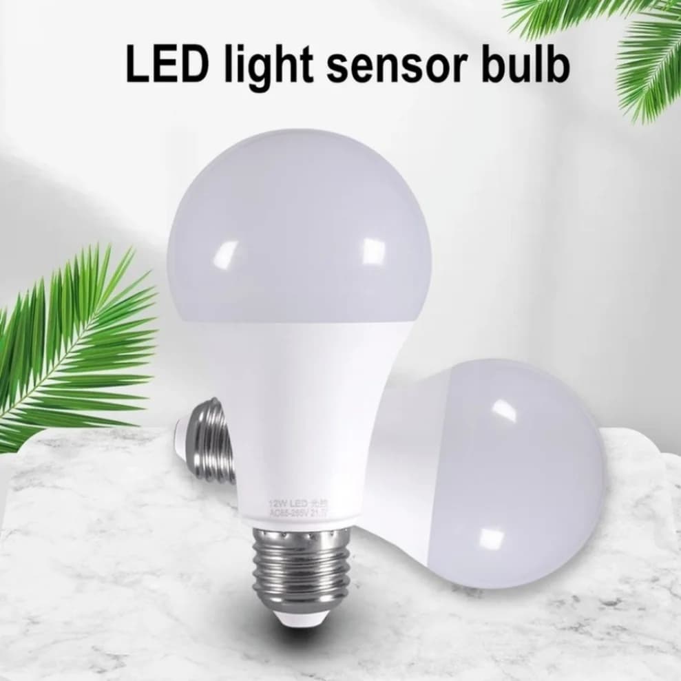 LDHLM – ampoule à capteur du crépuscule à l'aube, E27, 5W, 7W, 9W, 12W AC, 110/220V, 85-265V, lumièr