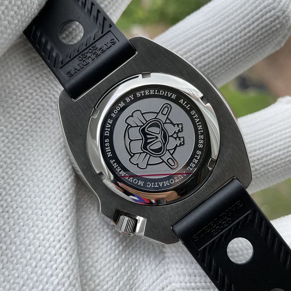 STEELDIVE SD1970 montre de plongée mécanique automatique capitaine Willard NH35 montres tortue homma