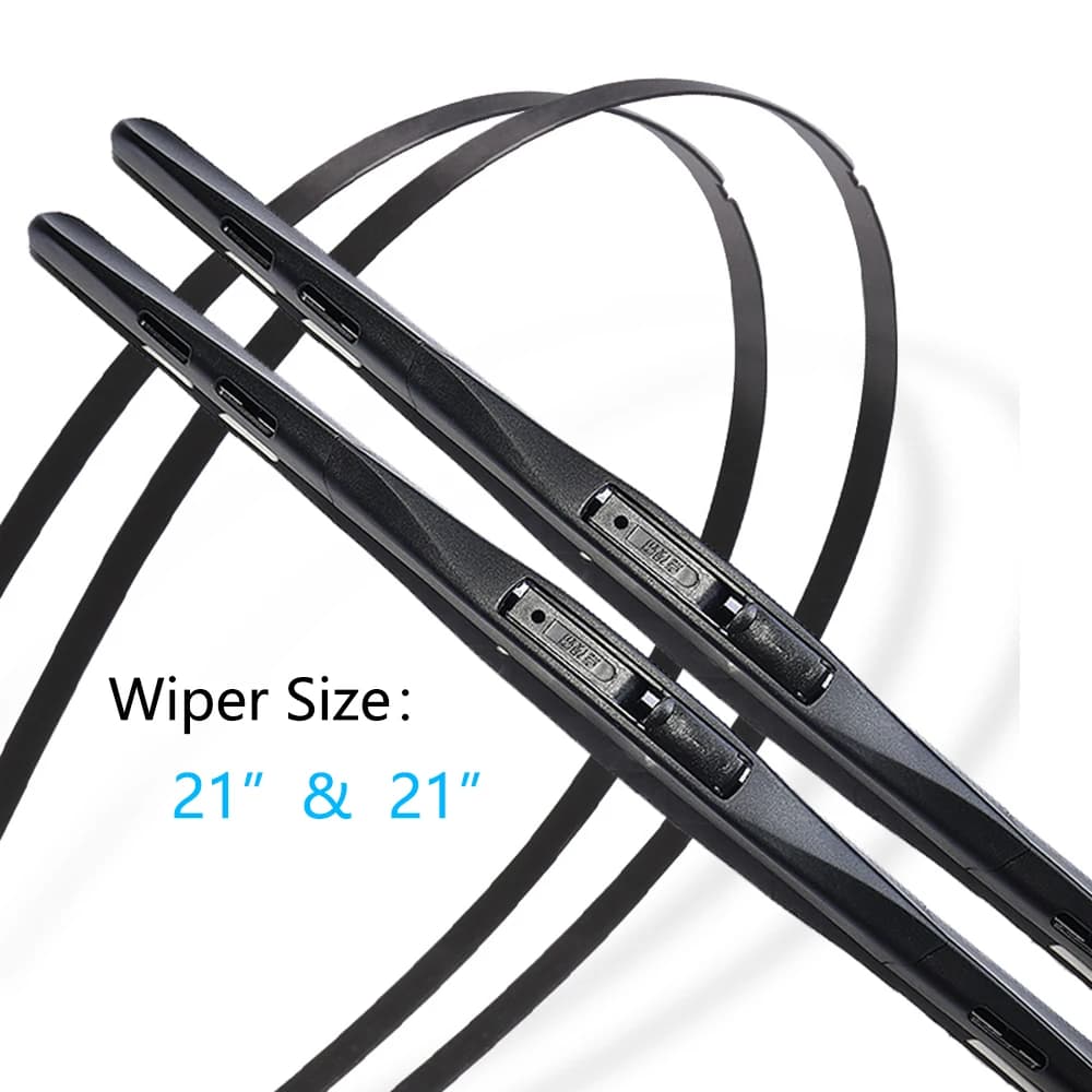 2 lames d'essuie-glace pour Jeep Grand Cherokee WJ WG MK2 1999 ~ 2004, brosses de coupe, pare-brise 
