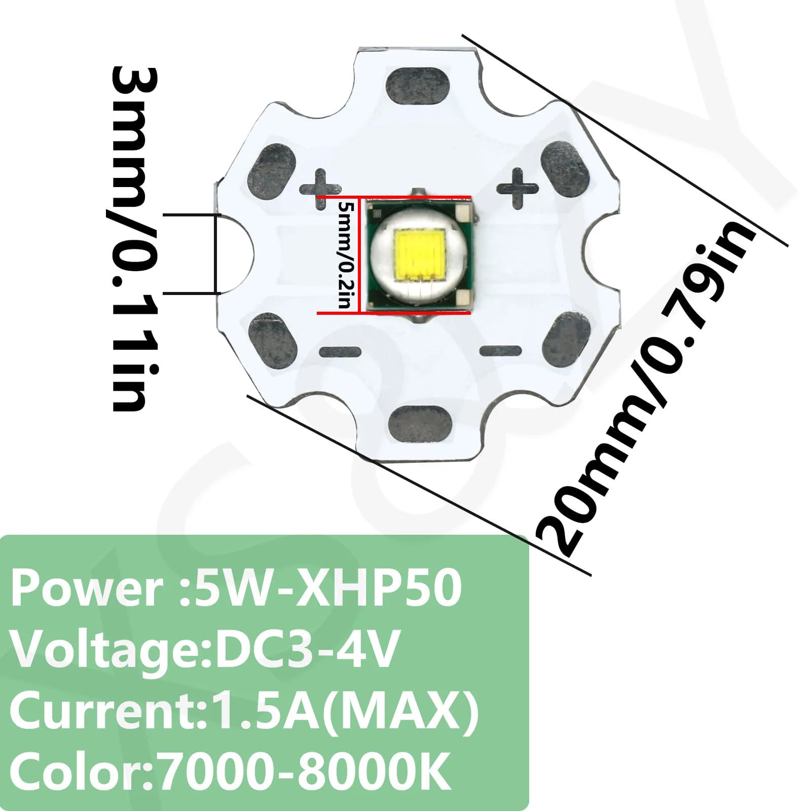 XHP70 XHP90 XHP110 Led pour lampe de poche 72W 30W haute puissance 30W perle de lampe 6A 10A 24A bla
