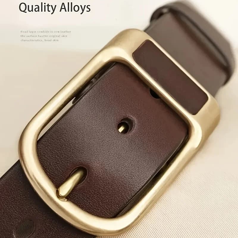 Ceinture décontractée à la mode pour hommes, Style Coboy, boucle ardillon, jean rétro, ceinture d'af
