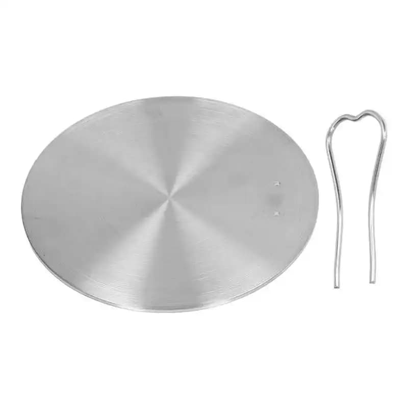 Plaque Diffuseur de Chaleur pour Cuisine Domestique, en Acier Inoxydable, Plaque à Induction, Cuisin