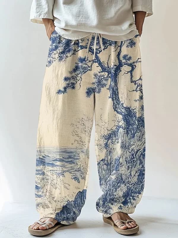 Nouvelle collection 2026 : T-shirt et pantalon de sport imprimés 3D à l'encre, motif paysage, éditio