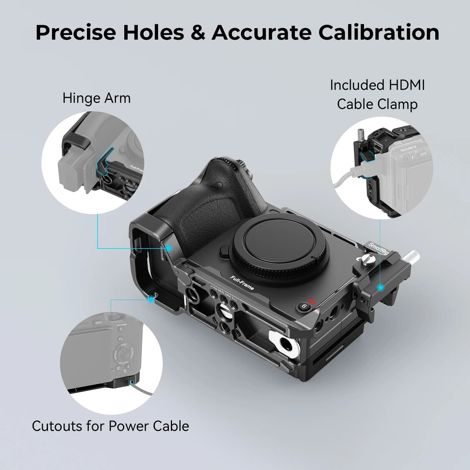 Cage SmallRig pour Sony FX30/FX3, Kit de plate-forme de caméra avec serre-câble, chaussure froide, R