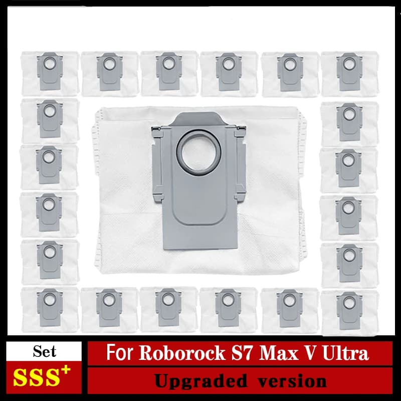 Sac à poussière de remplacement pour aspirateur Roborock S8 + / S8 Pro Ultra / S7 MaxV Ultra / S7 Pr