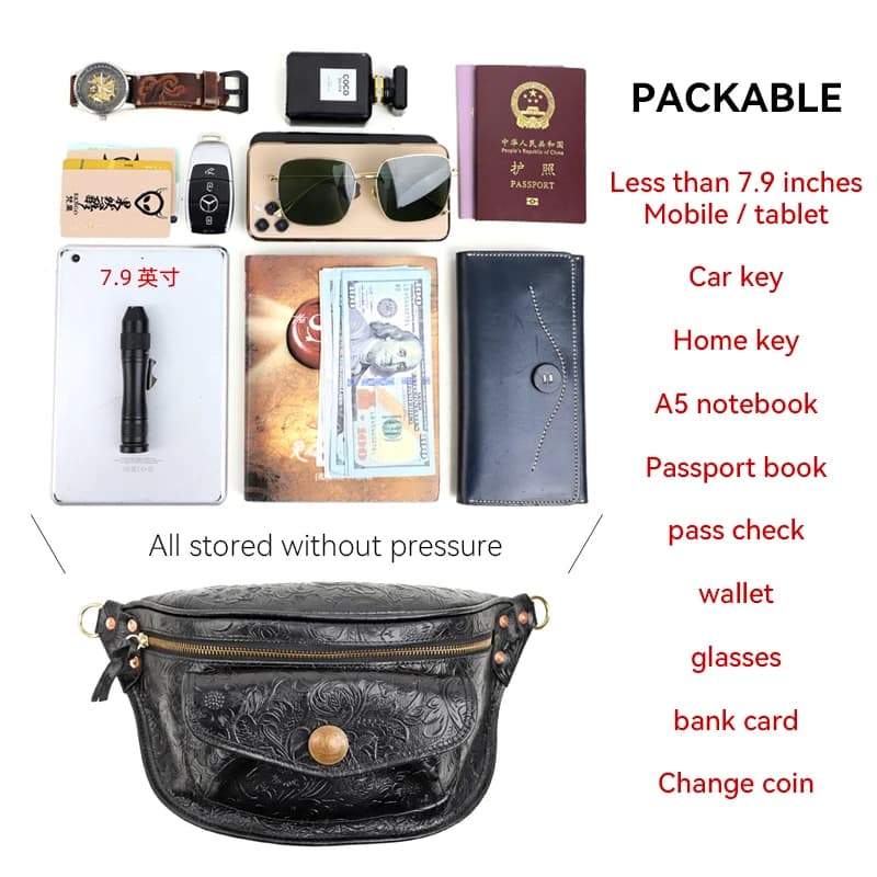 Sac à bandoulière rétro en cuir véritable pour hommes, sacs de messager pour hommes, sac à bandouliè