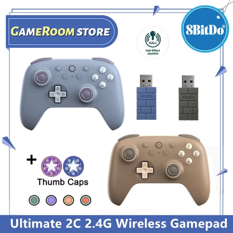 8BitDo Ultimate 2C 2.4G contrôleur de jeu sans fil pour Windows, Android, manette de jeu Windows 10 