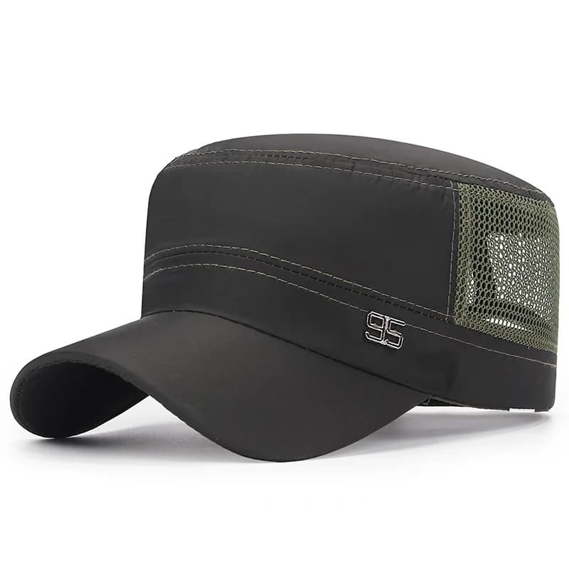 Casquette militaire plate pour hommes, chapeau d'opérabilité pour hommes, pare-soleil extérieur, cha