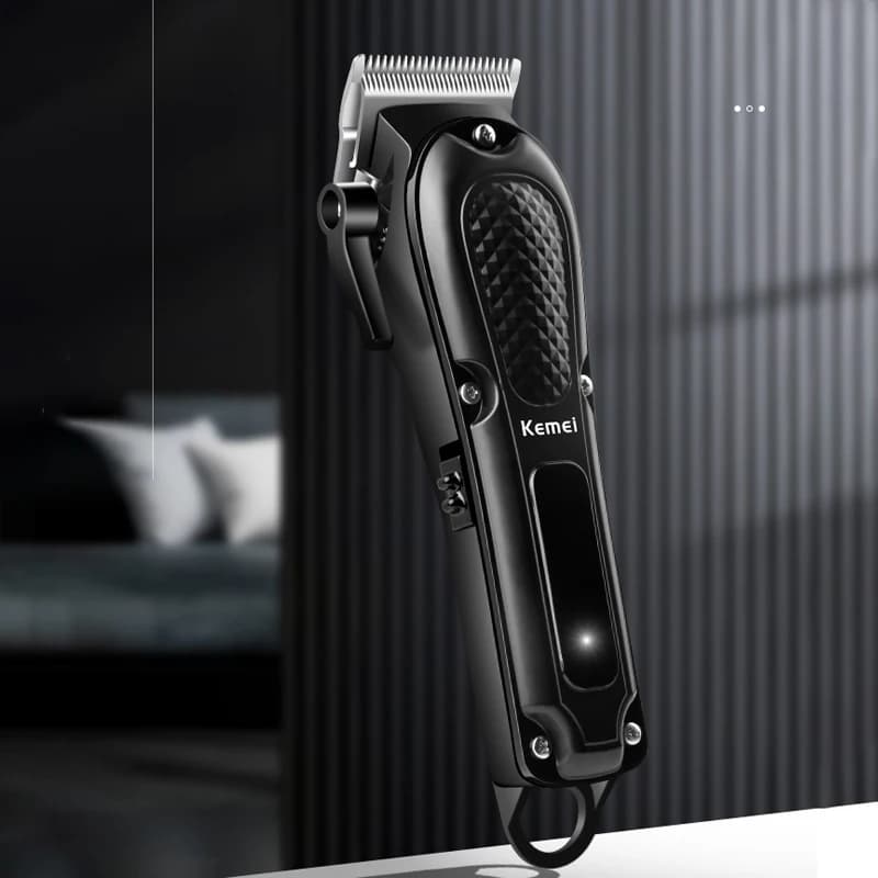 Kemei tondeuse à cheveux réglable pour hommes tondeuse à cheveux professionnelle électrique sans fil
