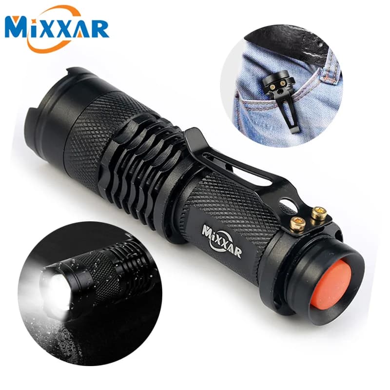ZK20 3000LM lampes de poche LED Portable LED Camping chasse lampe torche lumières veilleuse lanterne