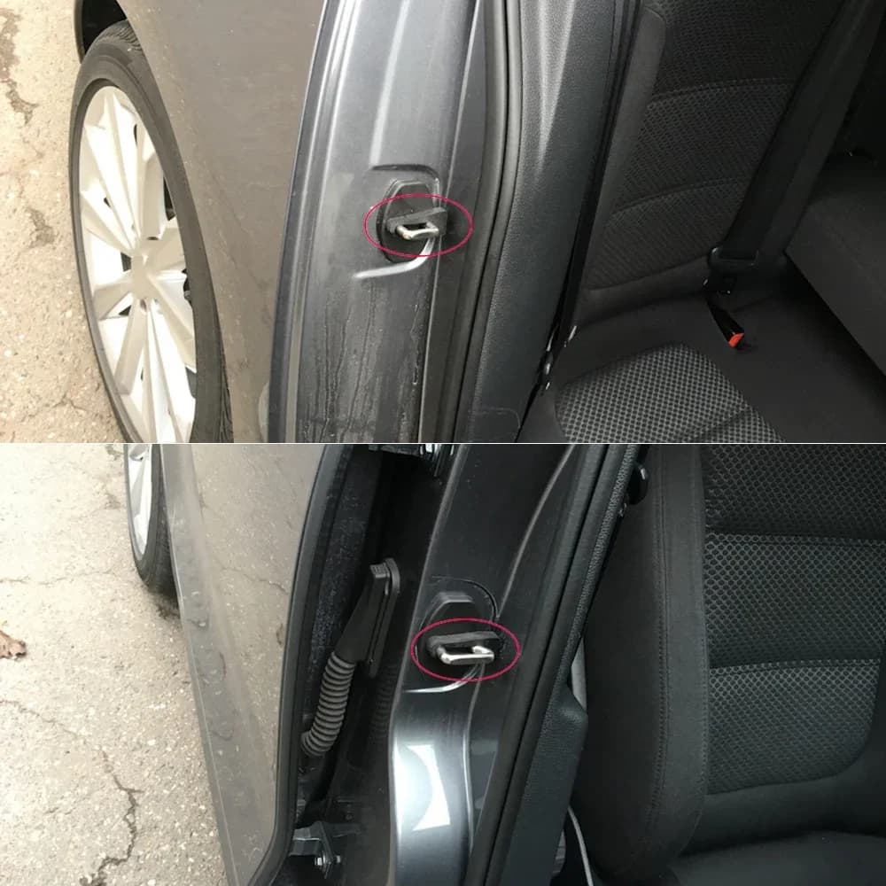 Amortisseur de serrure de porte, joint d'amortissement absorbant les chocs, pour VW Caddy Golf 6 7 J