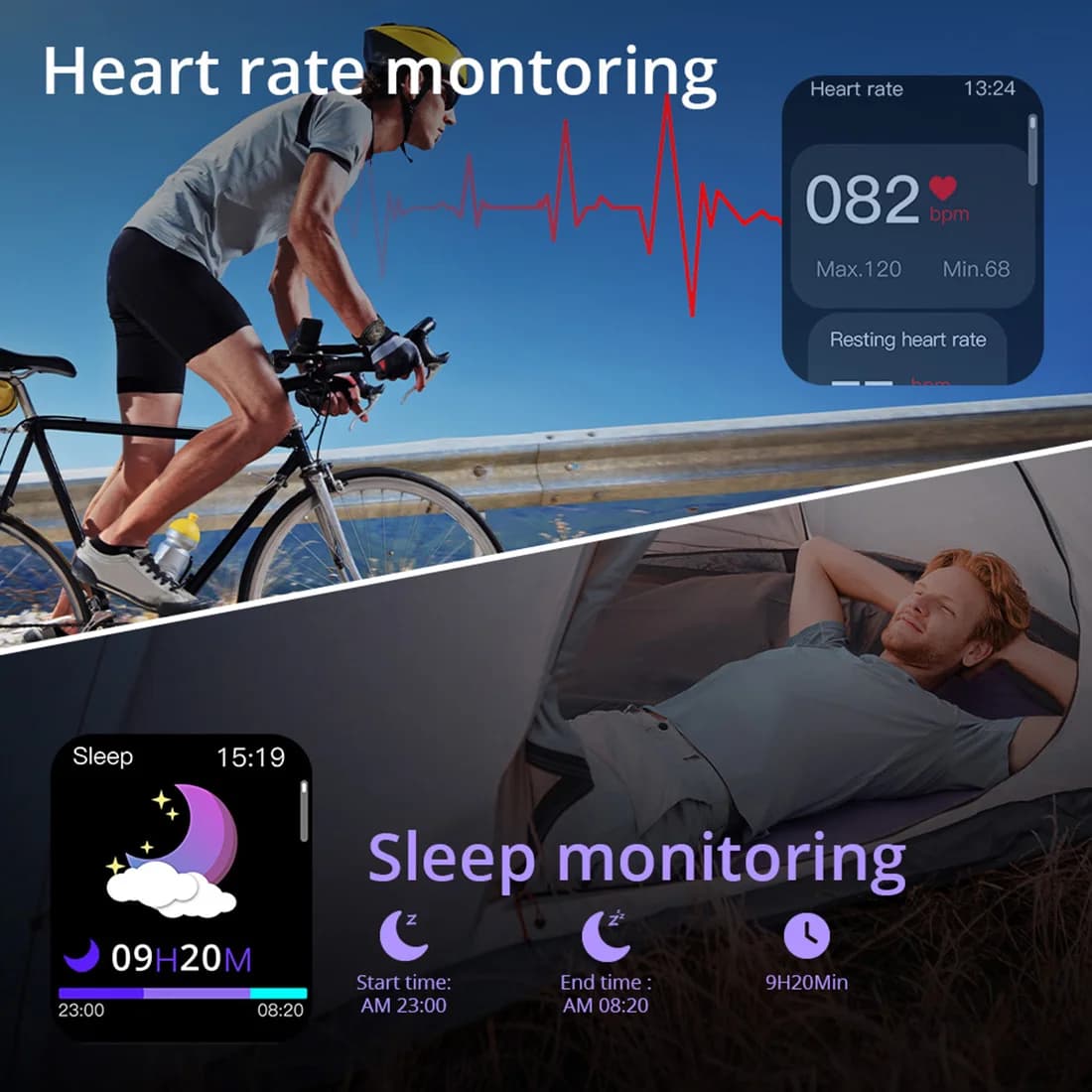 COLMI P73 1.9 "montre militaire extérieure Smartwatch hommes Bluetooth appel montre intelligente 3AT