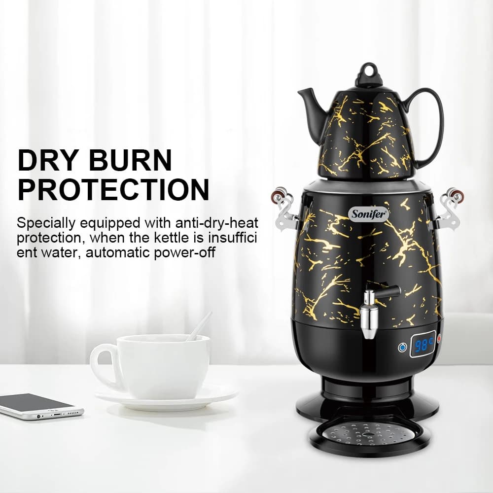 Sonifer 5L électrique Samovar bouilloire électrique en acier inoxydable bouilloire intelligente siff