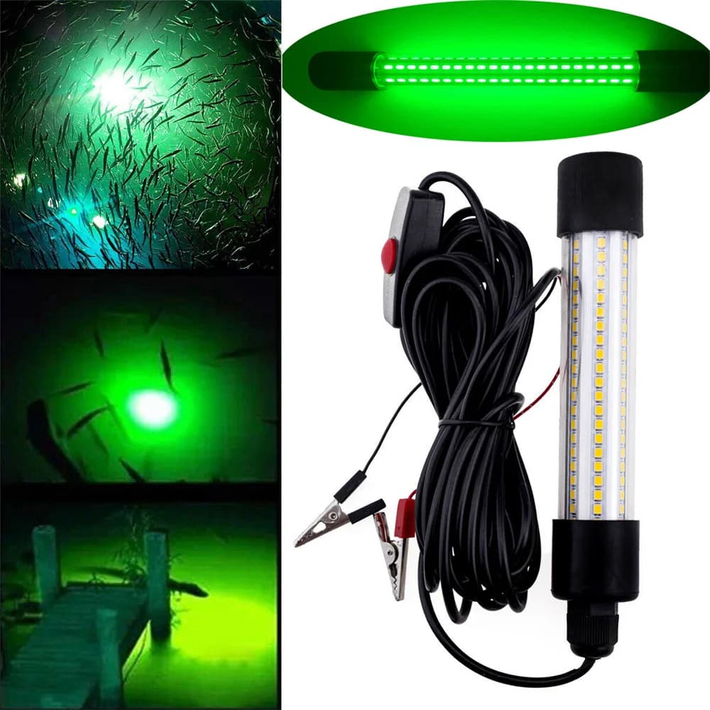12V LED lumière de pêche 126 pièces 2835 SMD leurres étanches lampe de recherche de poisson attirant