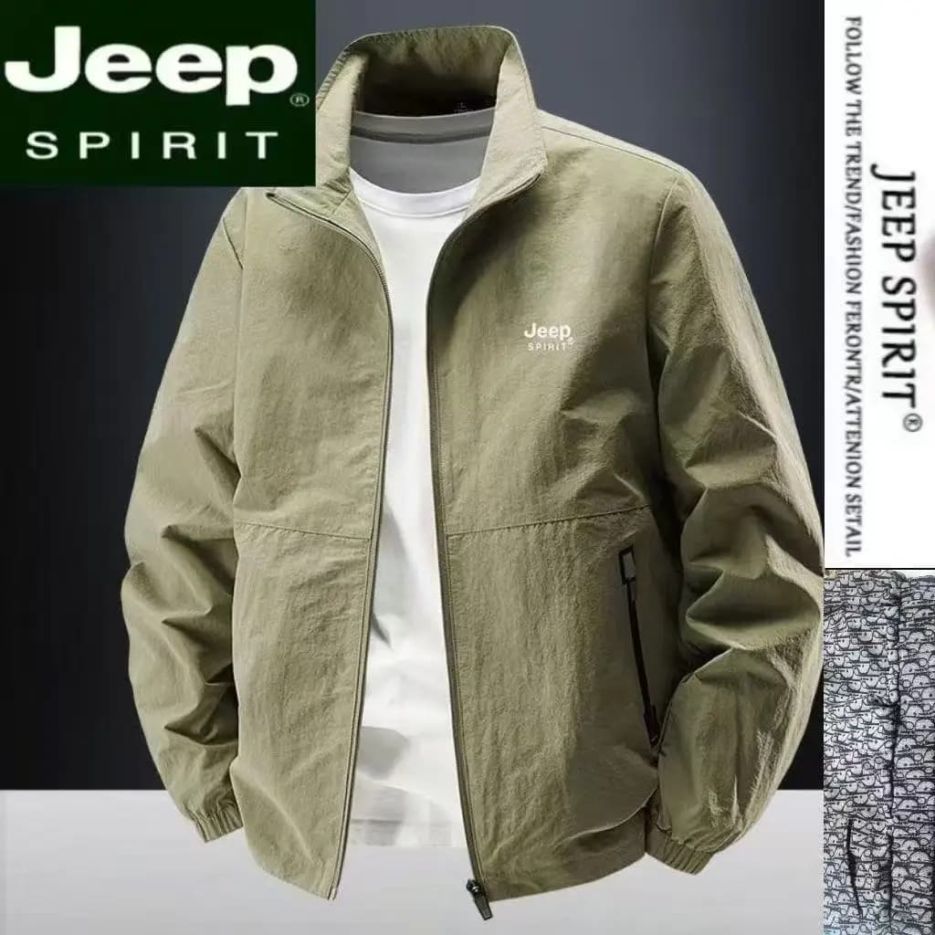 Veste à col montant Jeep Spirit 2026, une tenue de travail décontractée grande taille, idéale pour l