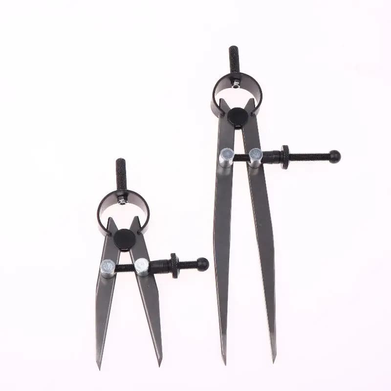 Boussole réglable, jauge de marquage artisanal en cuir, diviseur d'aile et jauge de marquage rotativ