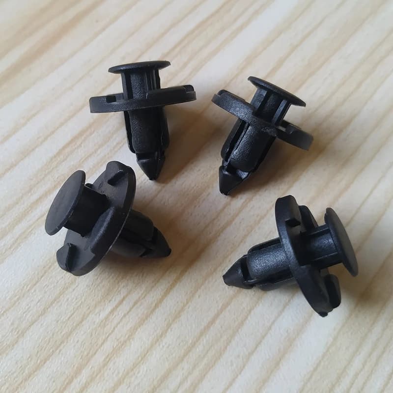 Clips de Garniture en Plastique de 8mm pour Doublures d'Arc de Roue Nissan, Bouclier de Baie de Mote