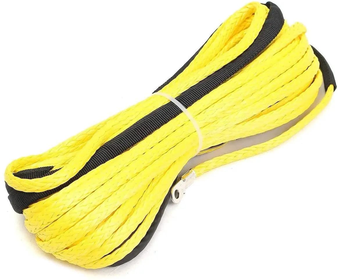 1X câble de récupération de ligne de corde de treuil synthétique Durable 15M 5mm 10000LBS pour 4WD A