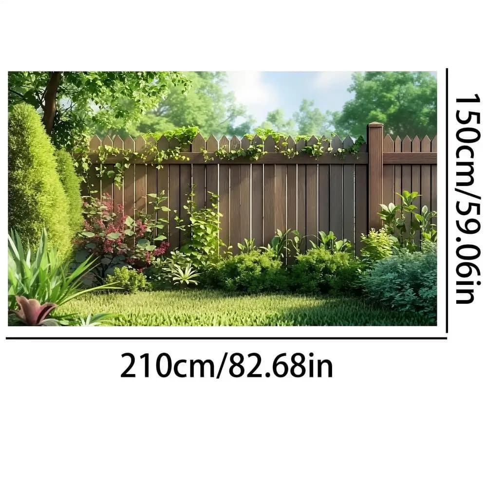 Toiles de fond de jardin pour mur 210x150cm, décoration extérieure, toile de fond de clôture de jard