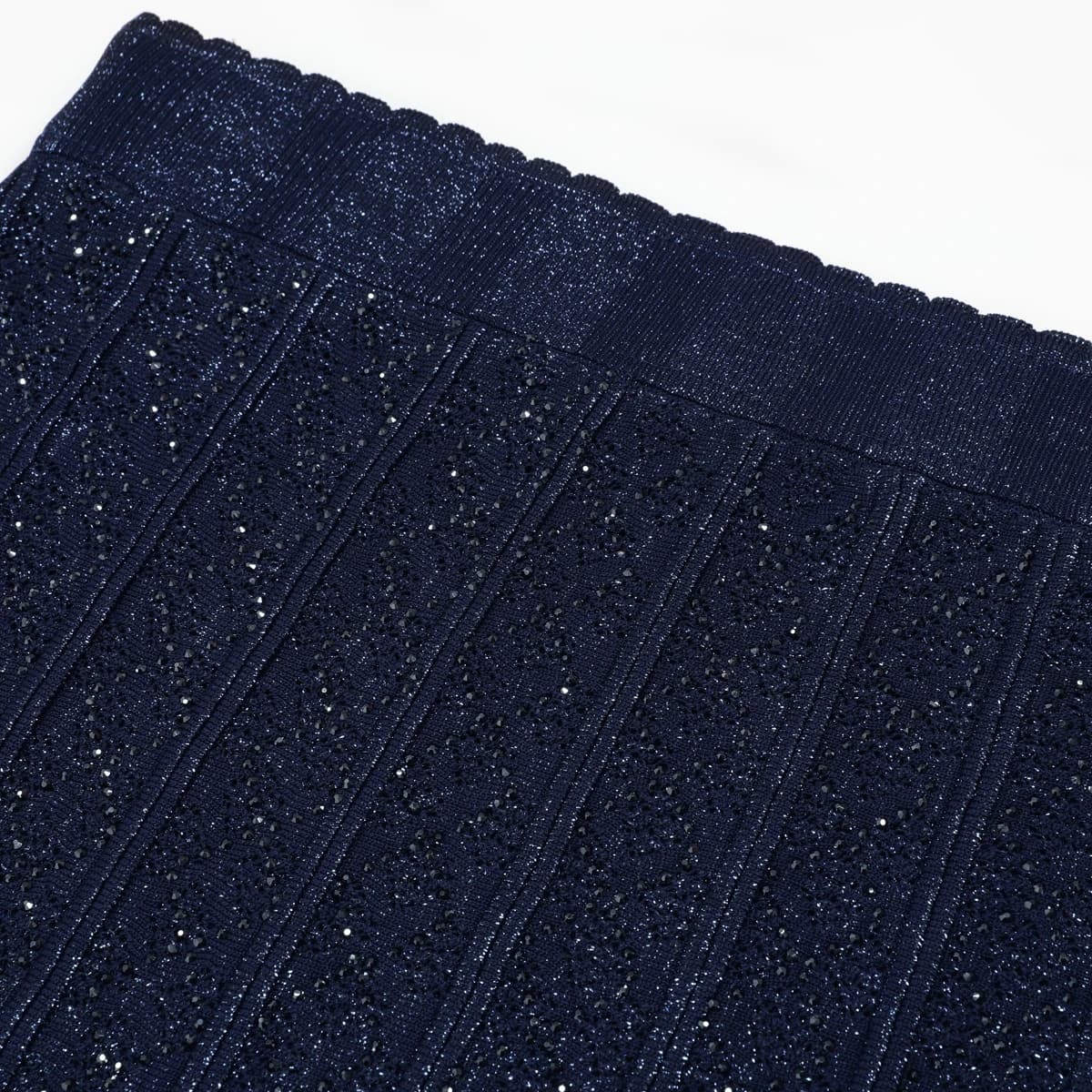 Ensemble femme haut et jupe en tricot élastique de luxe, style féminin, manches longues, nouvelle co